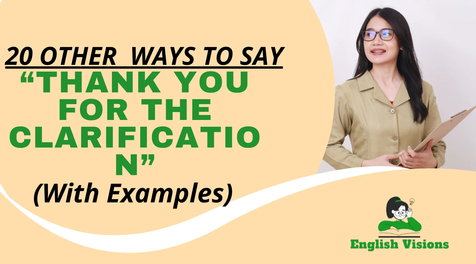 Other Ways to Say “Thank You for the Clarification”